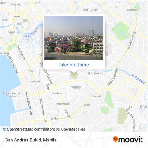 How to get to San Andres Bukid in Makati City by Bus or Train.